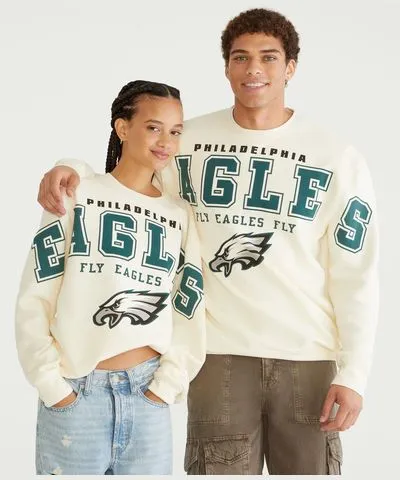 Aeropostale Philadelphia Eagles Crew Sweatshirt