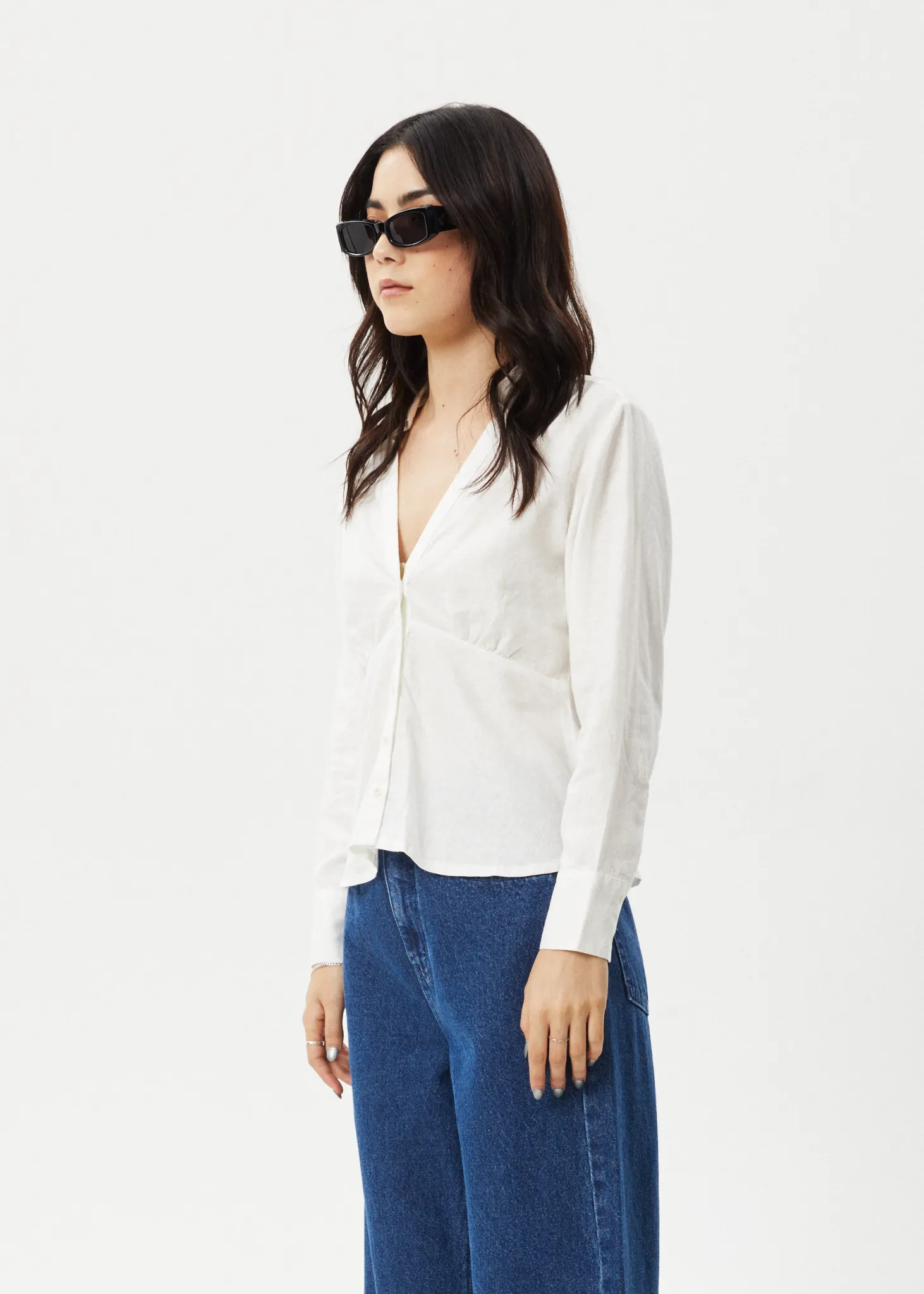 AFENDS Womens Archive - Shirt - White