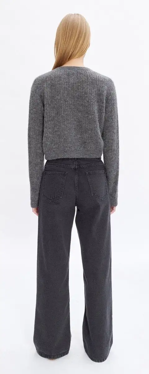 APC Cardigan Milo ANTHRACITE CHINE