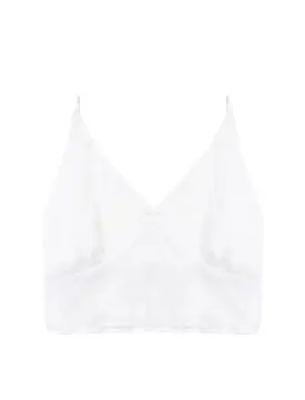 Arthur Cropped Bust Top Bright White