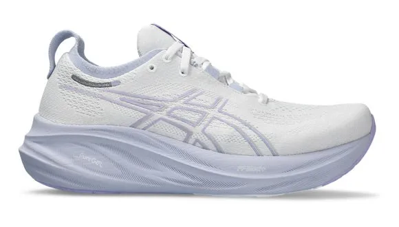 Asics Gel-Nimbus 26 (B Width) - White/Fresh Air (Womens)