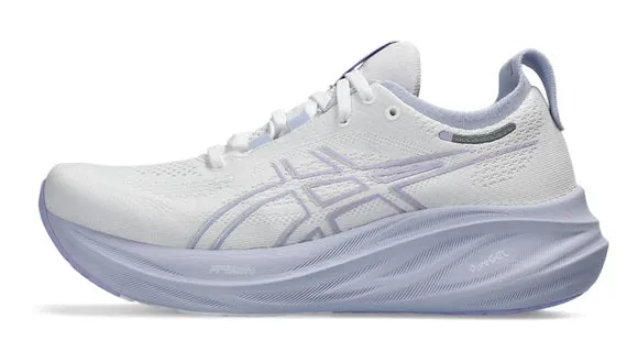 Asics Gel-Nimbus 26 (B Width) - White/Fresh Air (Womens)