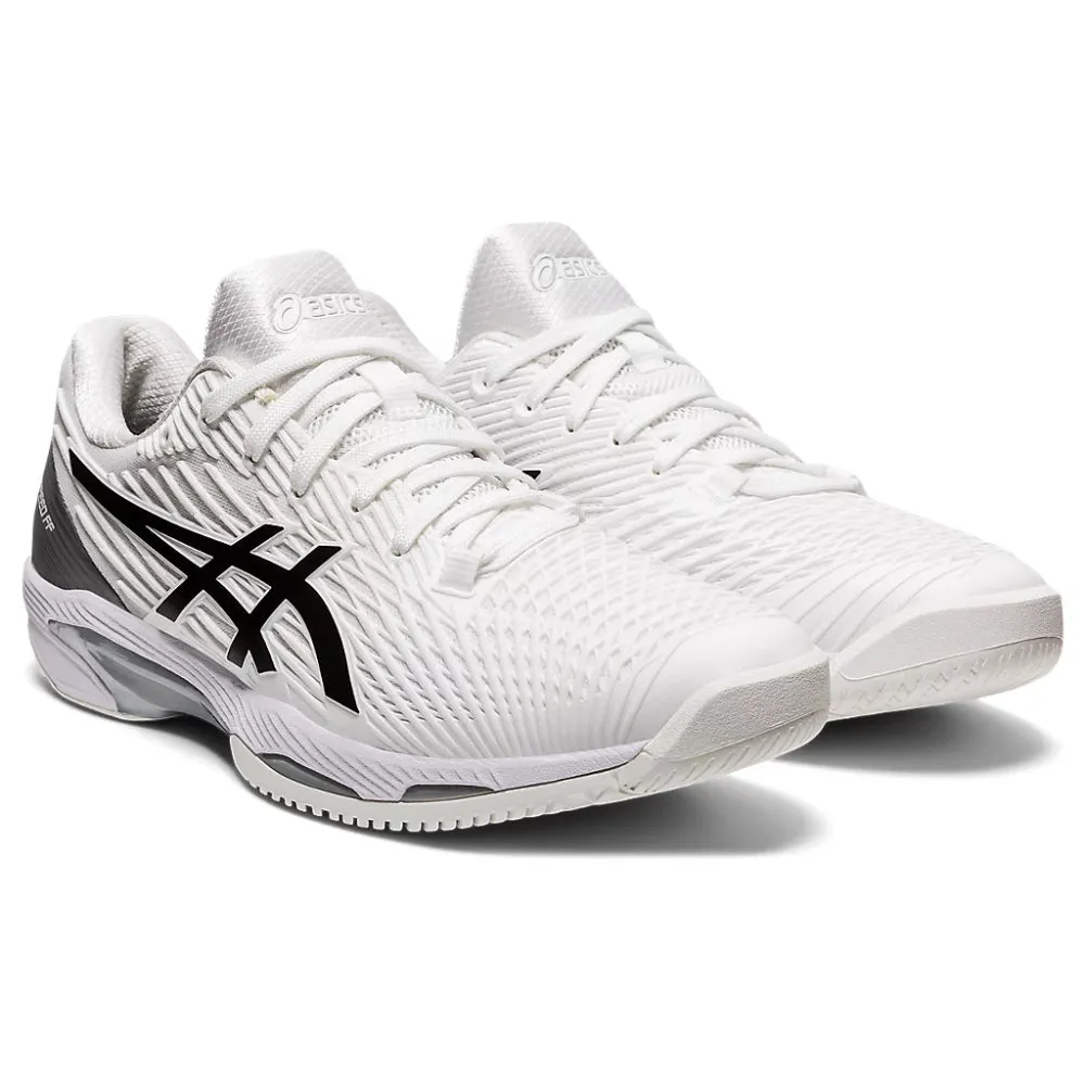 ASICS Men's Solution Speed FF 2 Tennis Shoe (White/Black)