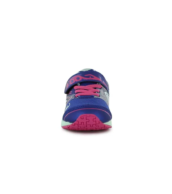 asics noosa ts (toddler) blue purple pink