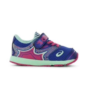 asics noosa ts (toddler) blue purple pink