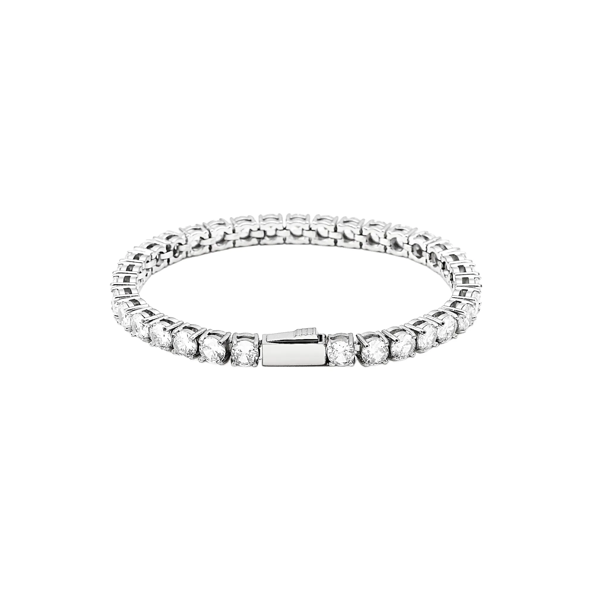 BG500W B.Tiff Tennis Stainless Steel Bracelet