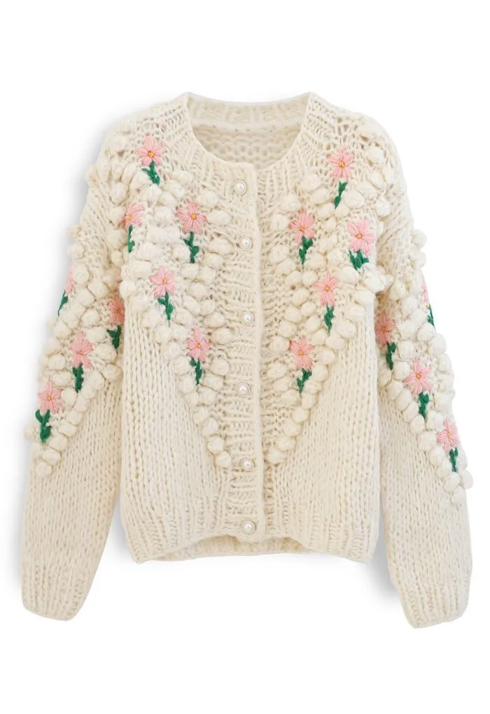 Chicwish  |Flower Patterns Cardigans