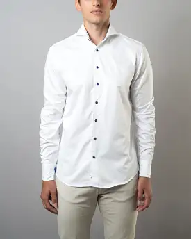 Contrast Collar Shirt