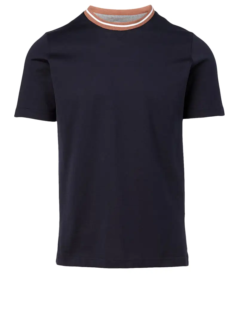 Contrast Collar T-Shirt