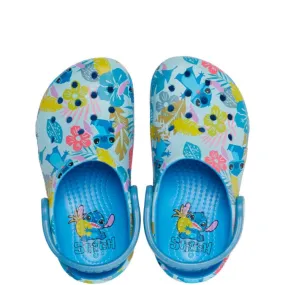 Crocs 209471 Disney Stitch Classic Clog Toddler Bambina Blu