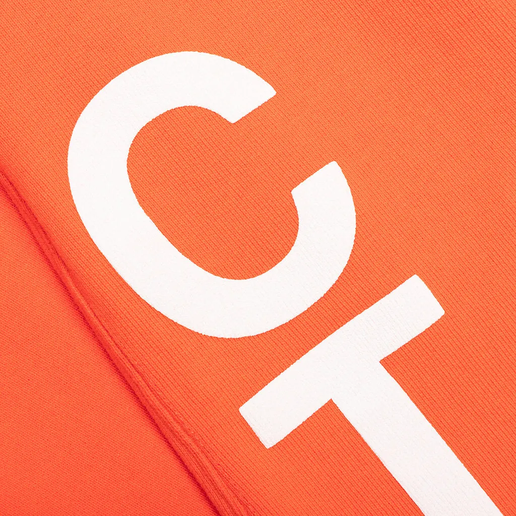 CTNMB Sweatpants - Orange/White