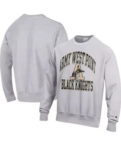 Cutter & Buck Men's Army Black Knights NCAA Army Knights Vault Late Night Reverse Weave Pullover Sweatshirt