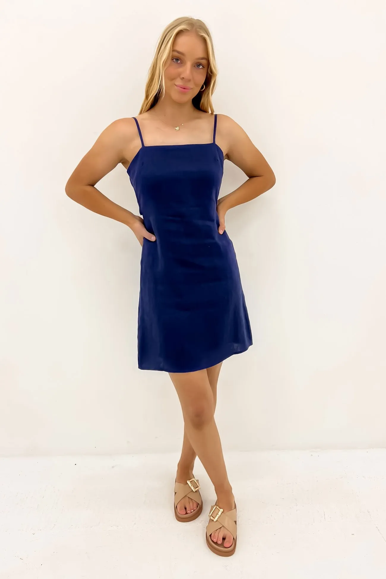 Dante Mini Dress Navy