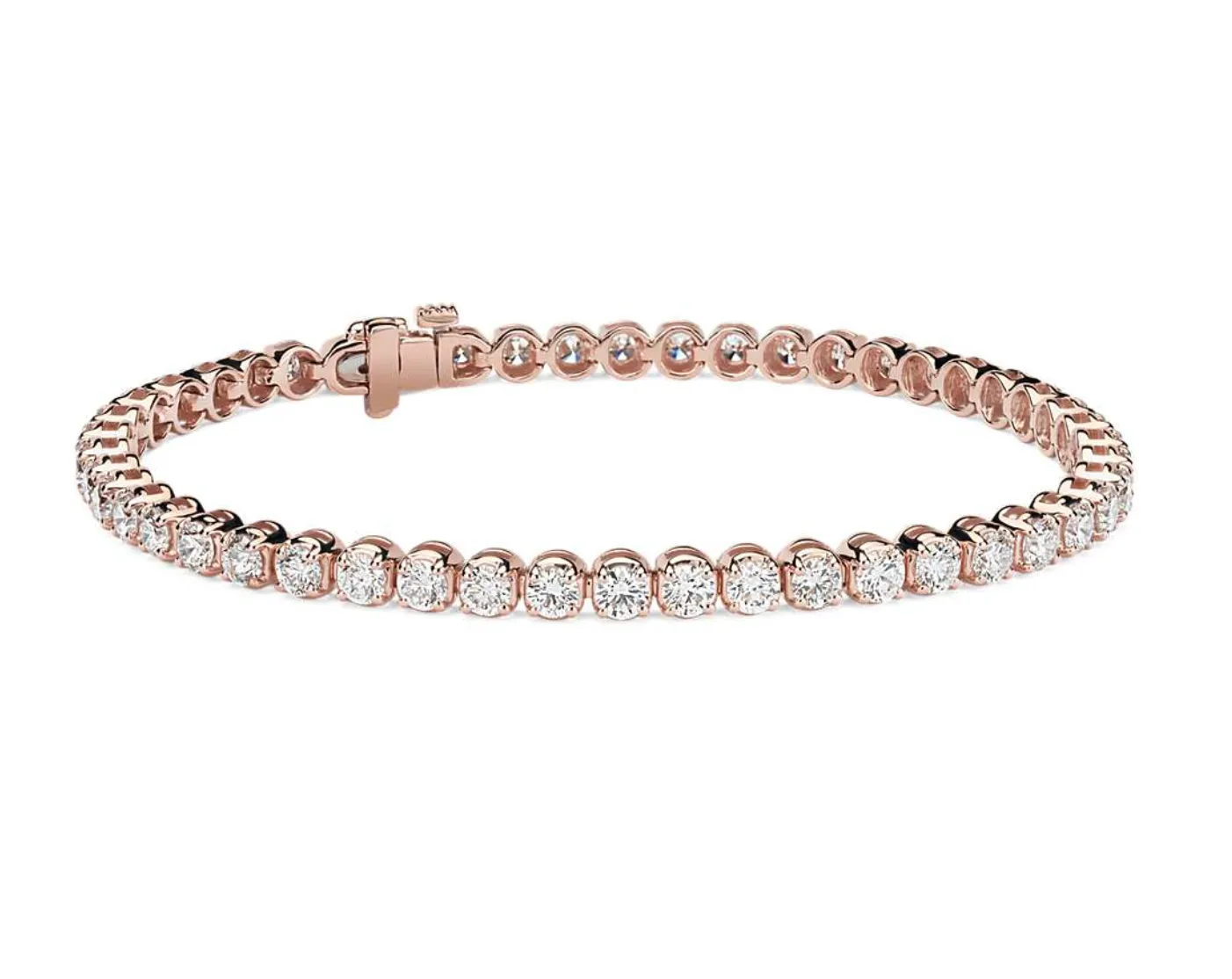 Diamond Tennis Bracelet in Solid 18K Gold (3.7 CT. TW)