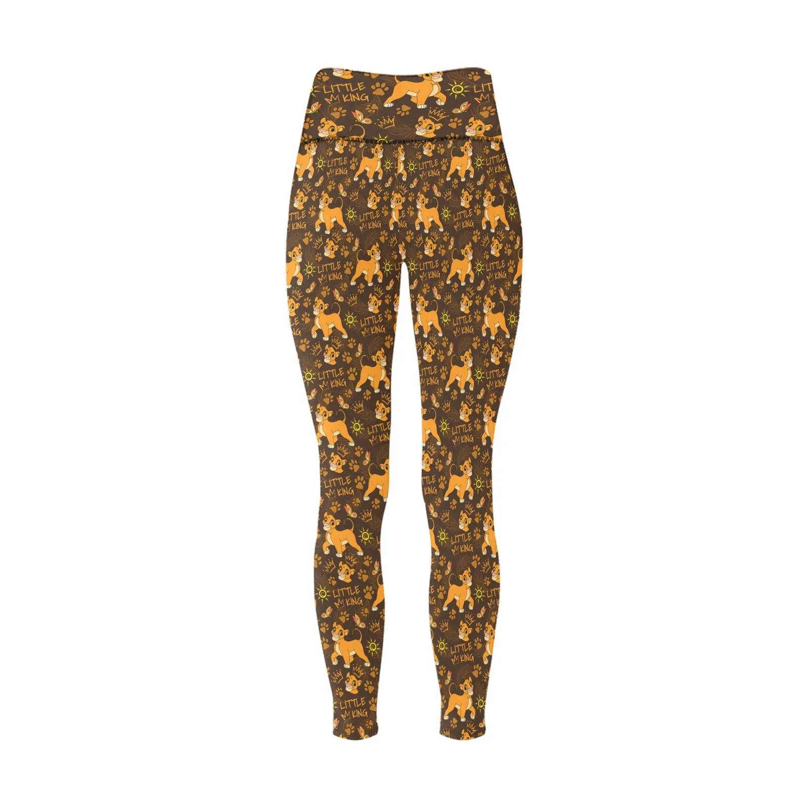 Disney Lion King Little King Women's Athletic Leggings