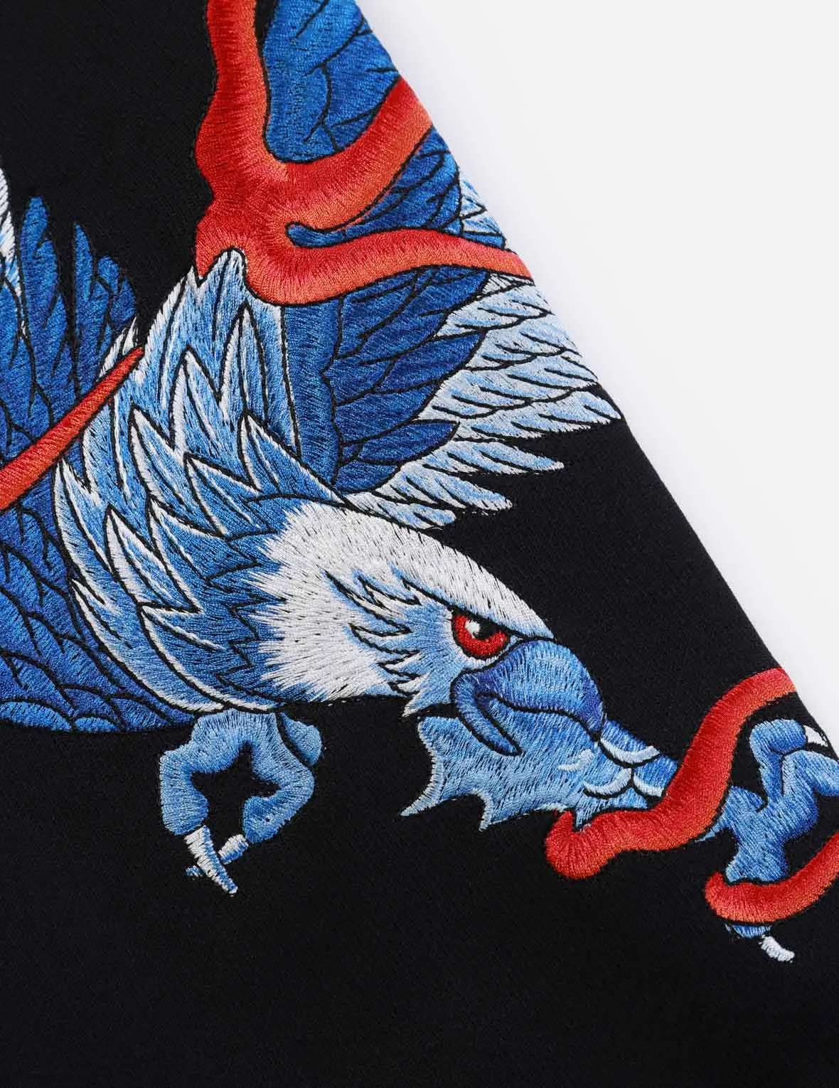 Eagle and Seagull Embroidery Sweatshirt