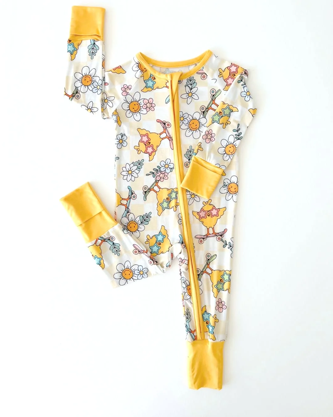 Easter Bamboo Zip Romper | Skater Chick