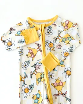 Easter Bamboo Zip Romper | Skater Chick