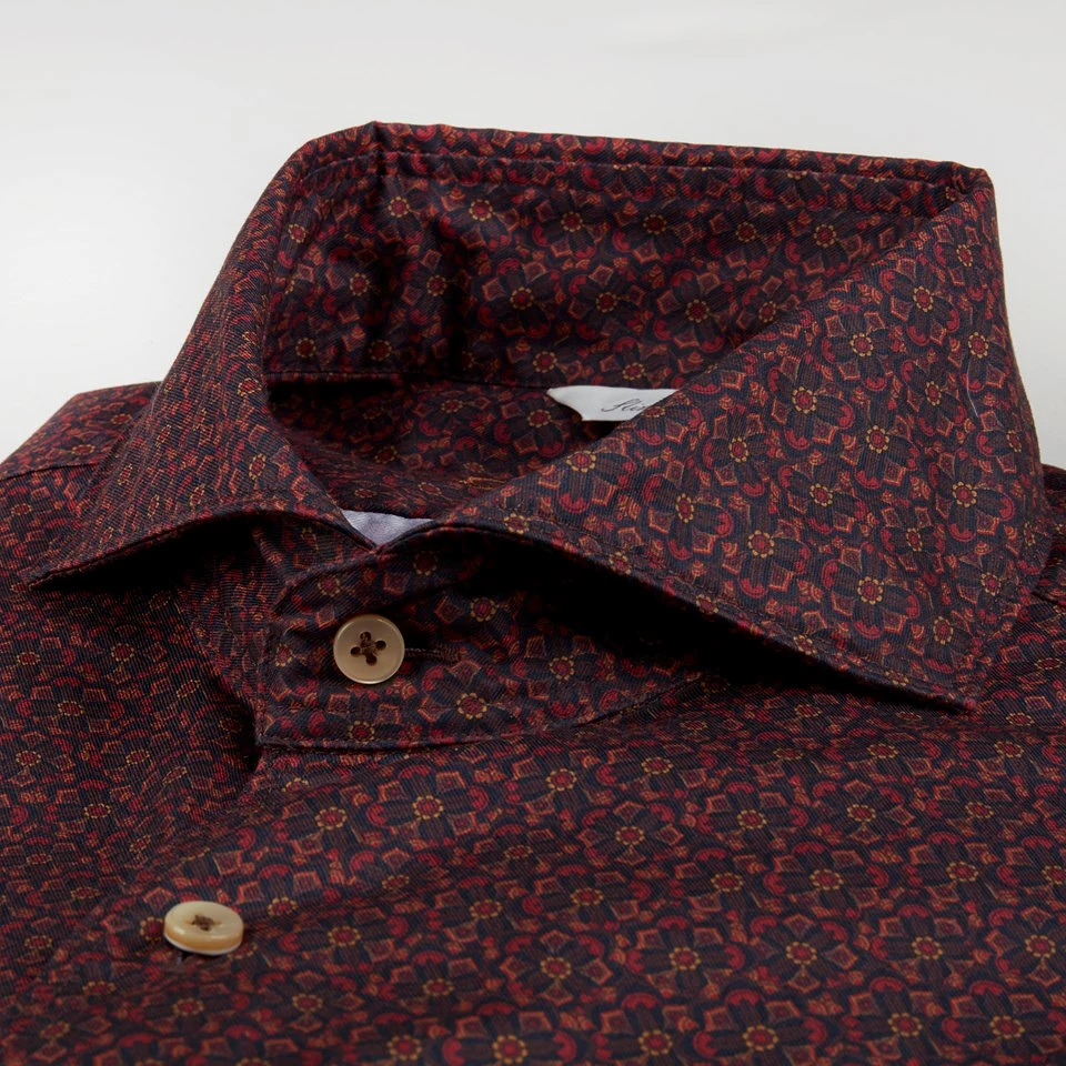 Fitted Body - Red Kaleidoscope Shirt