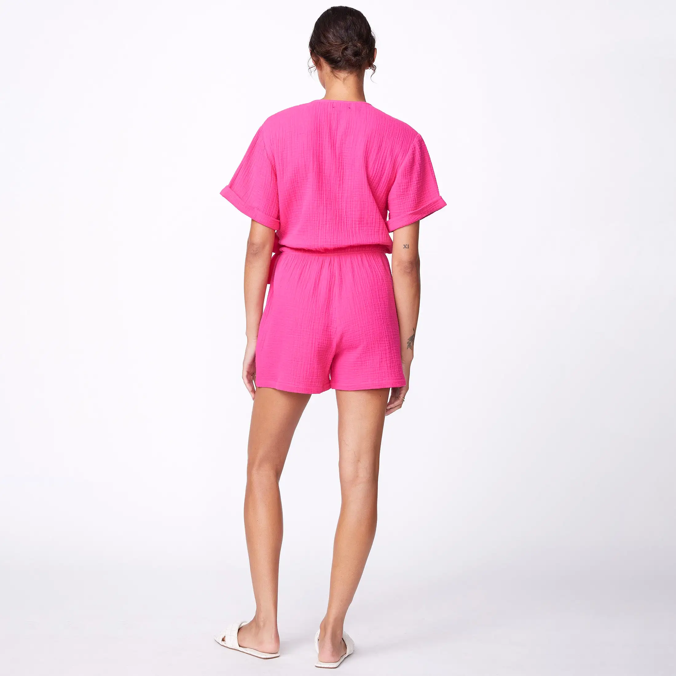 Gauze Wrap Romper