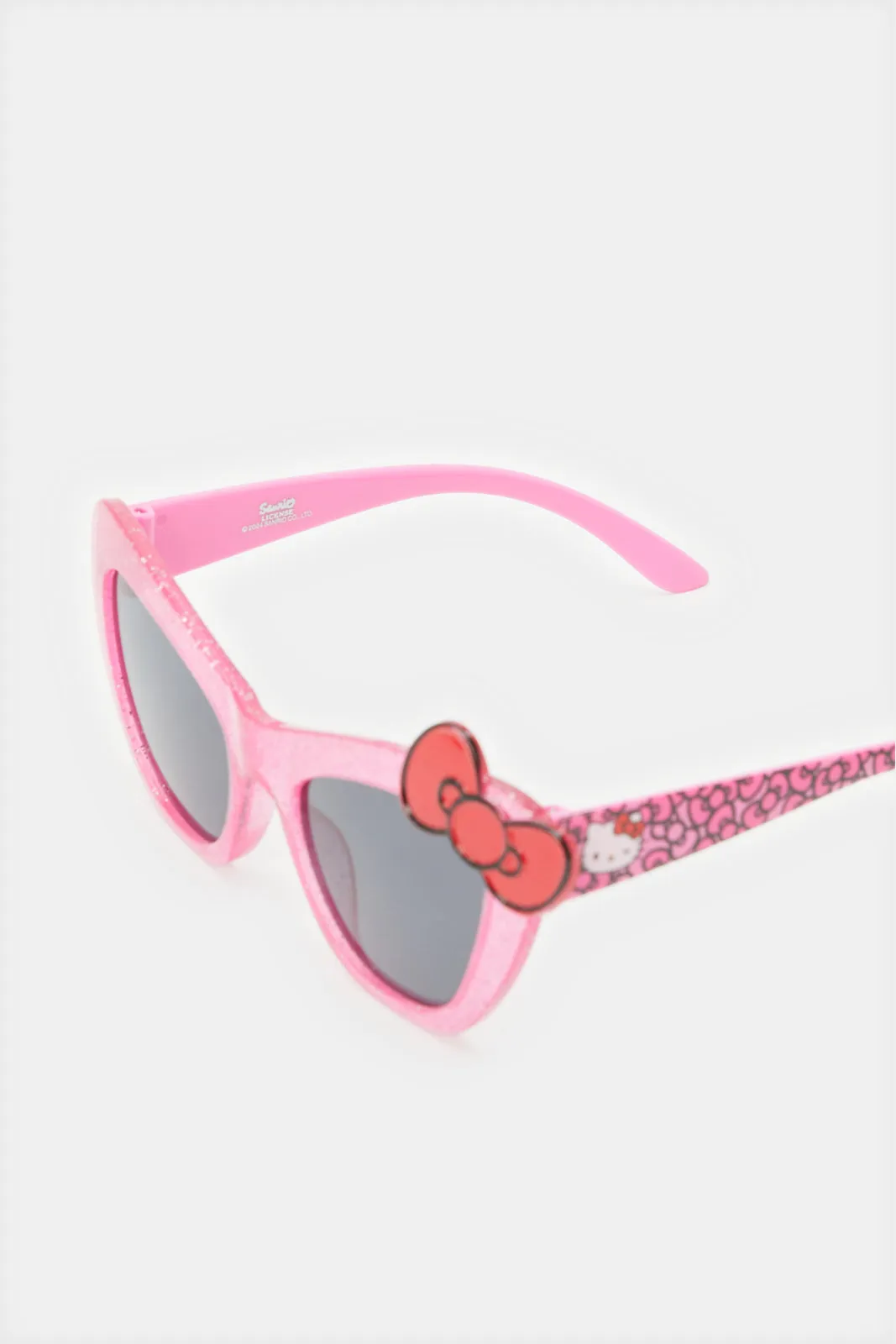 Girls Pink Hello Kitty Round Sunglasses