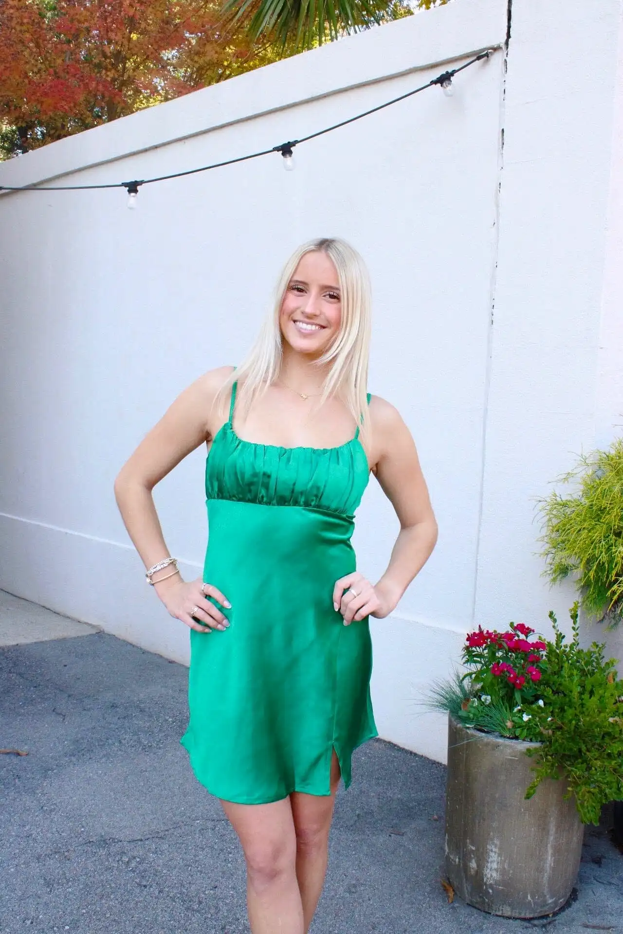 Green Goddess Mini Dress