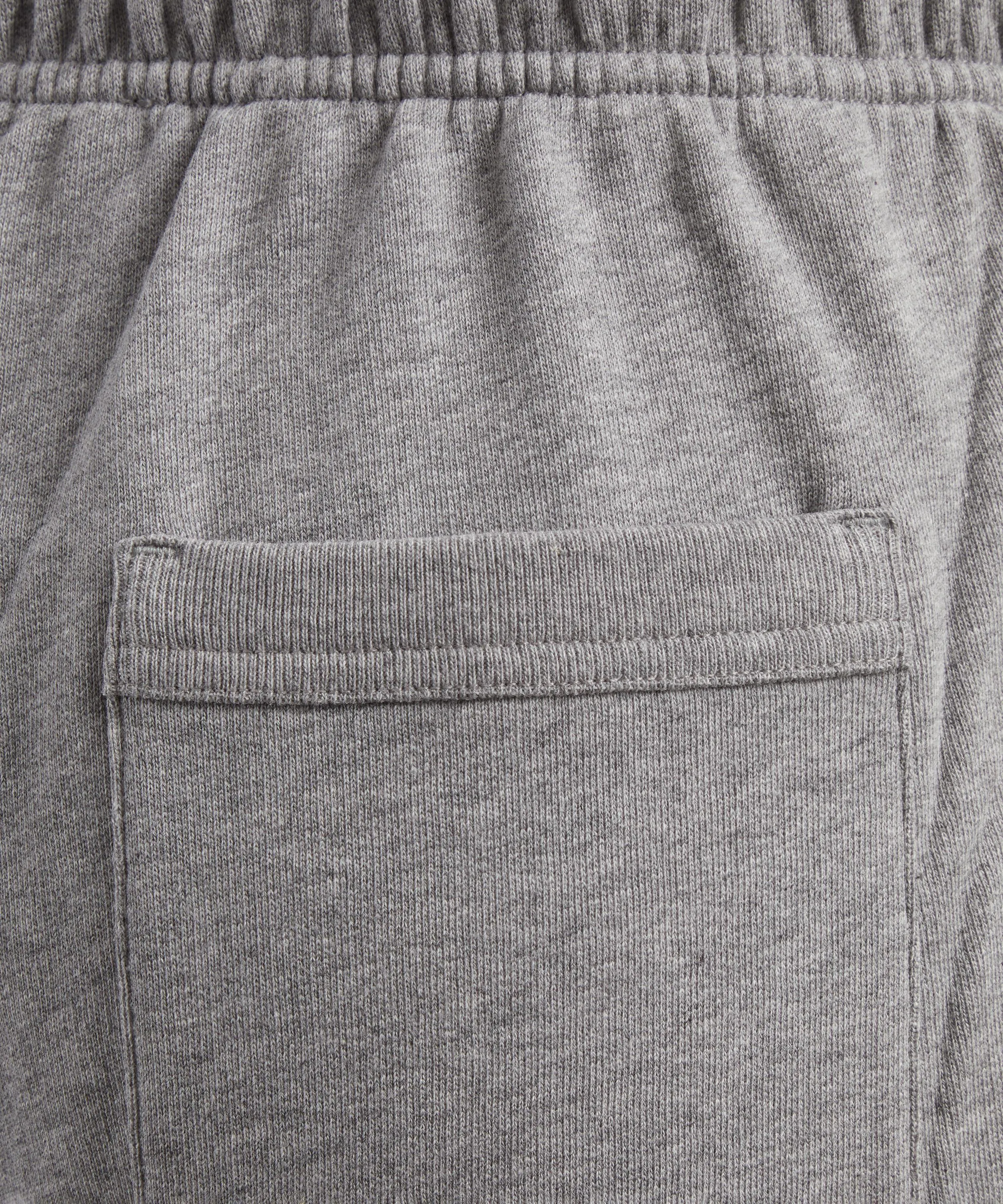 Grey Melange Drawstring Sweatpants