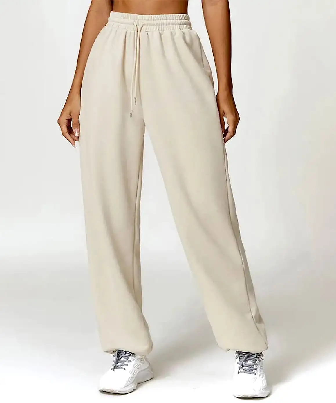 High Waisted Elastic Loose Sweatpants