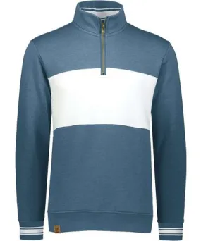 Holloway Men's All-American Fleece Colorblocked Quarter-Zip Sweatshirt