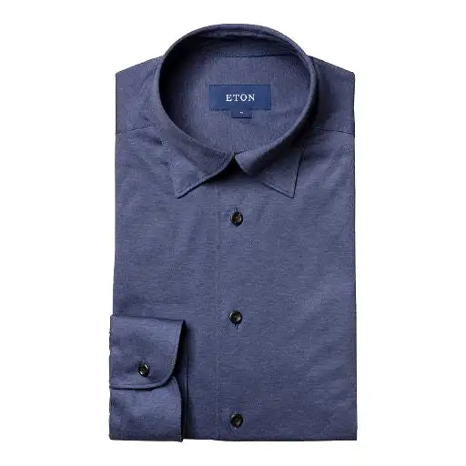 Jersey Shirt - Tone-in-Tone Buttons