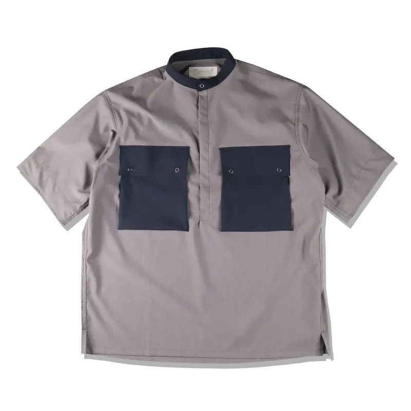 Kelen Pugin Bi-Color P/O Shirts Gray