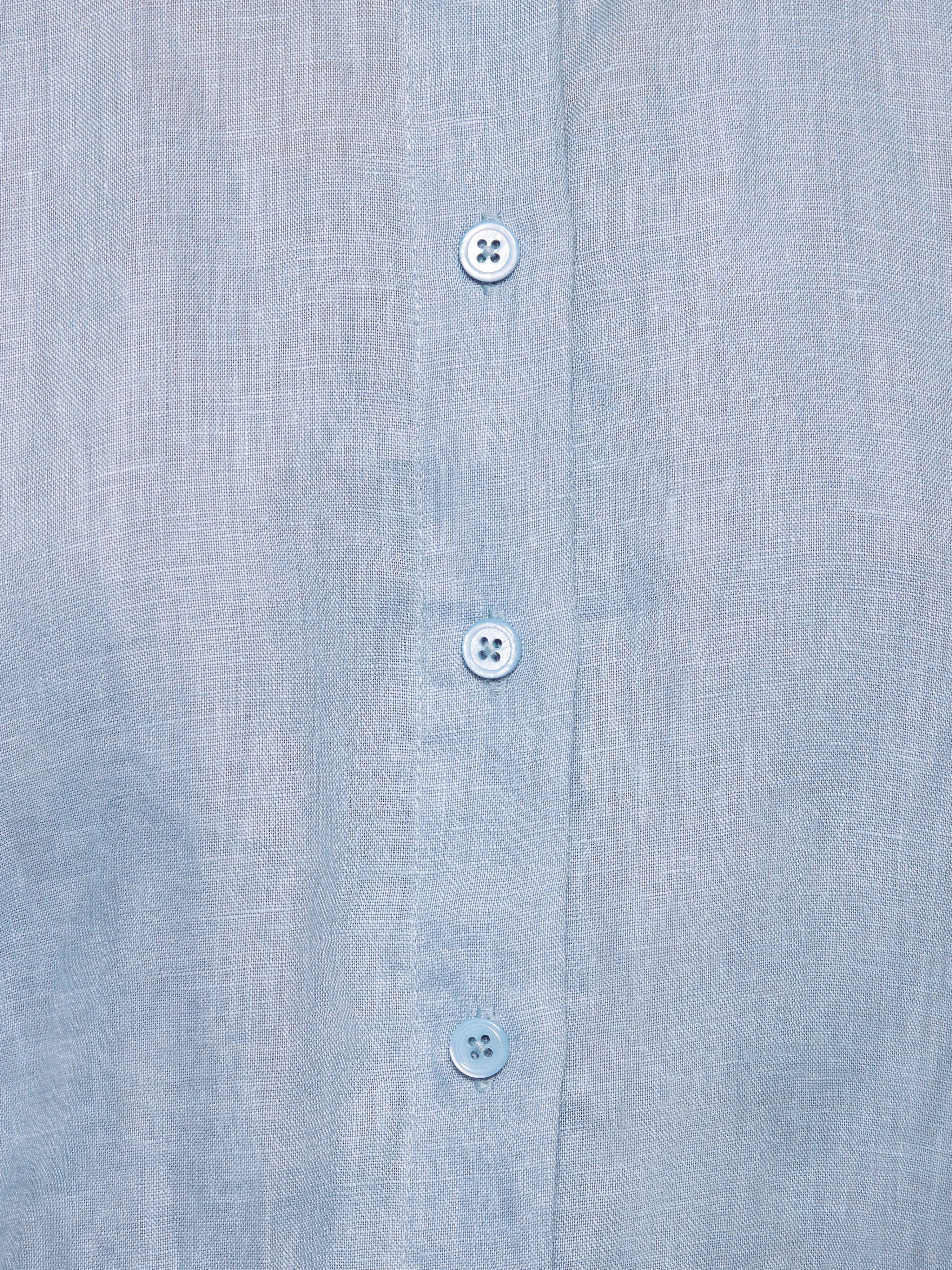 Linen Casual Shirt | Blue