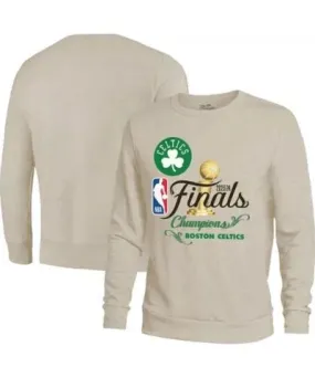 Majestic Threads Men's NBA Boston Celtics 2024 NBA Finals s Tri-Blend Pullover Sweatshirt