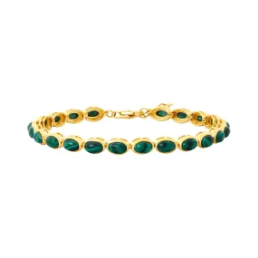 Malachite Tennis Bracelet