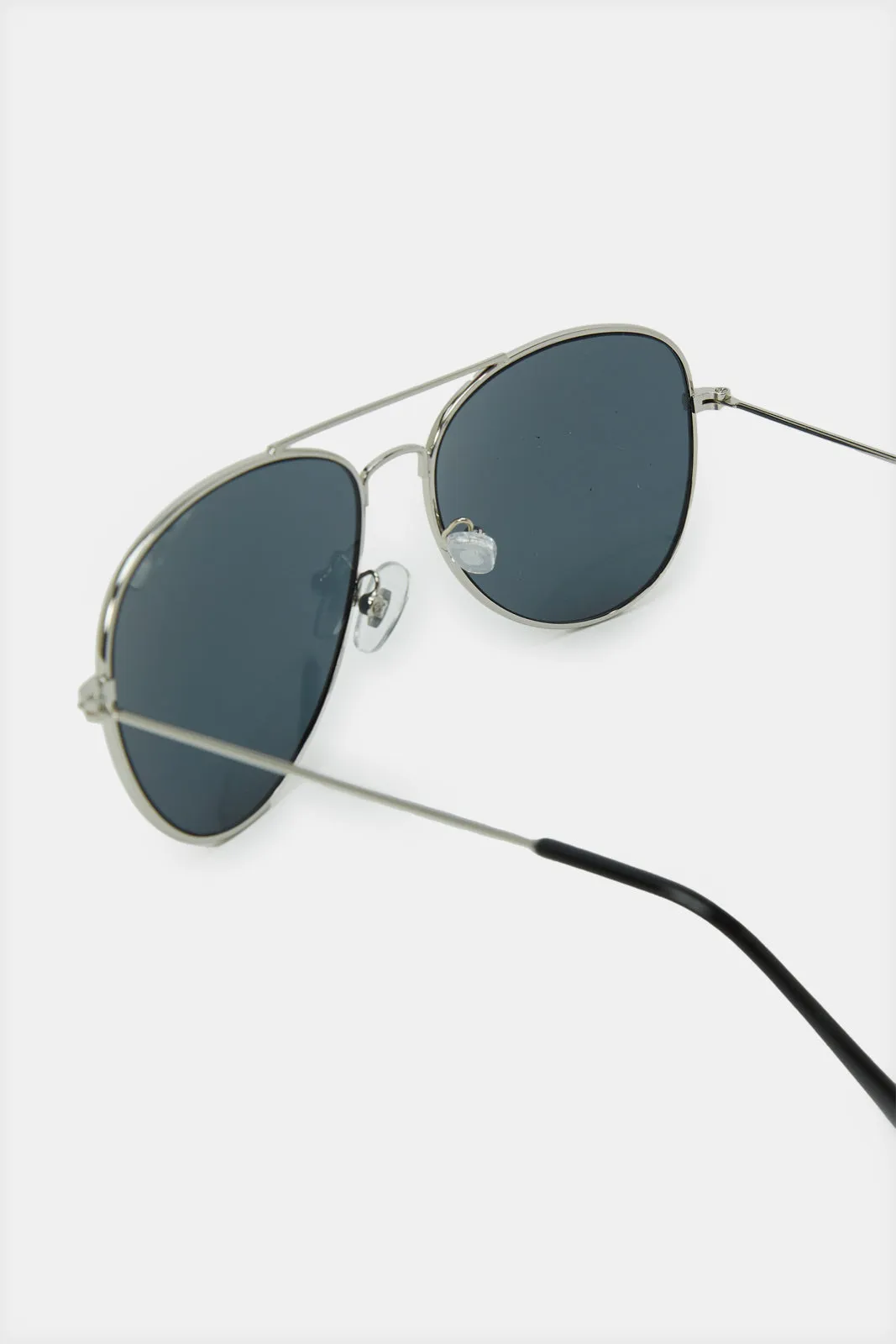 Men Black Aviator Sunglasses