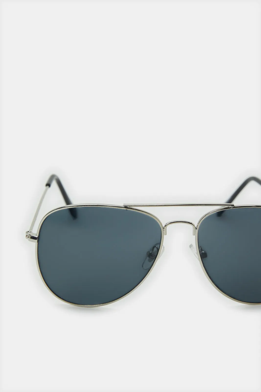 Men Black Aviator Sunglasses