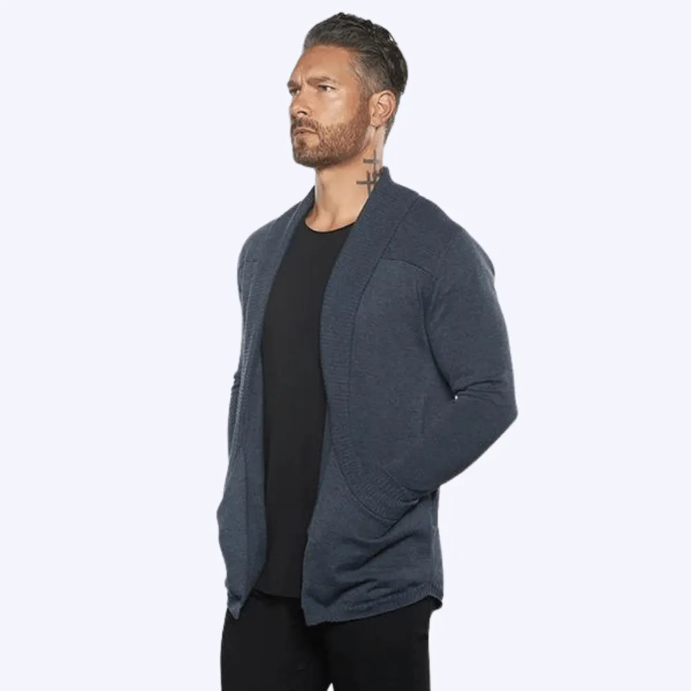 Men's Slim Cardigans With Bags | Kulavo™