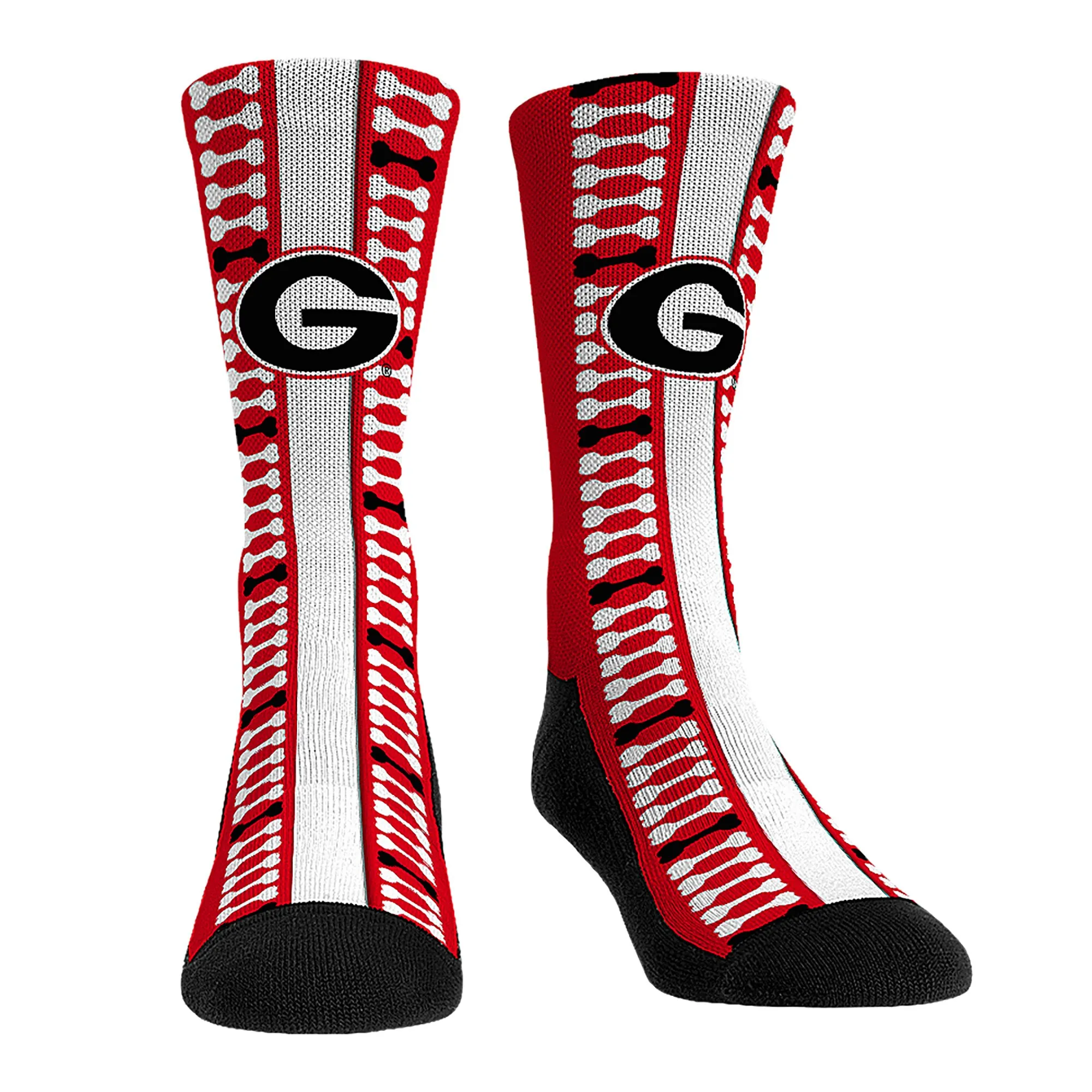 Men's Rock Em Socks Georgia Bulldogs Helmet Series Underwear and Crew Socks Combo Pack