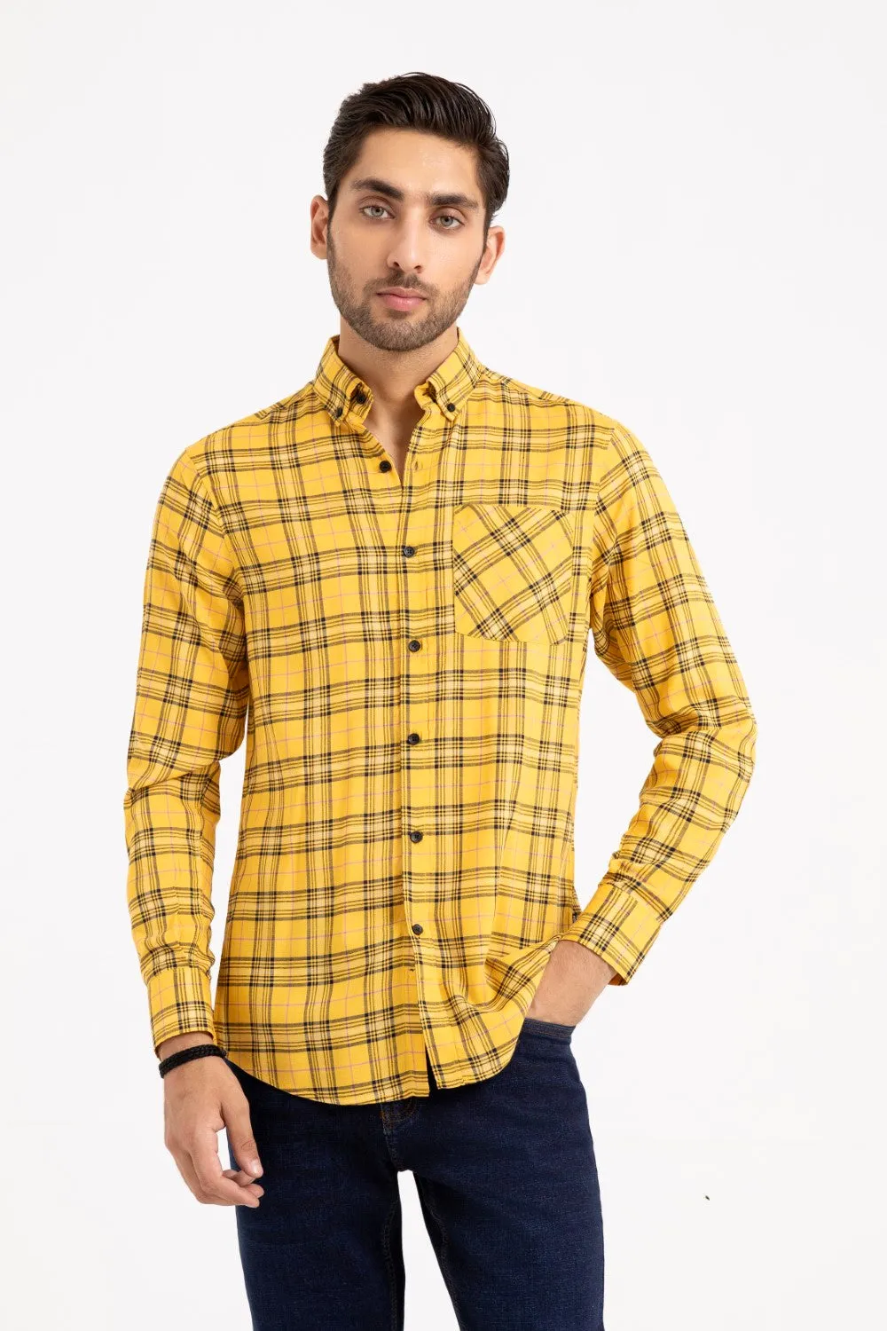 Mustard Casual Shirt