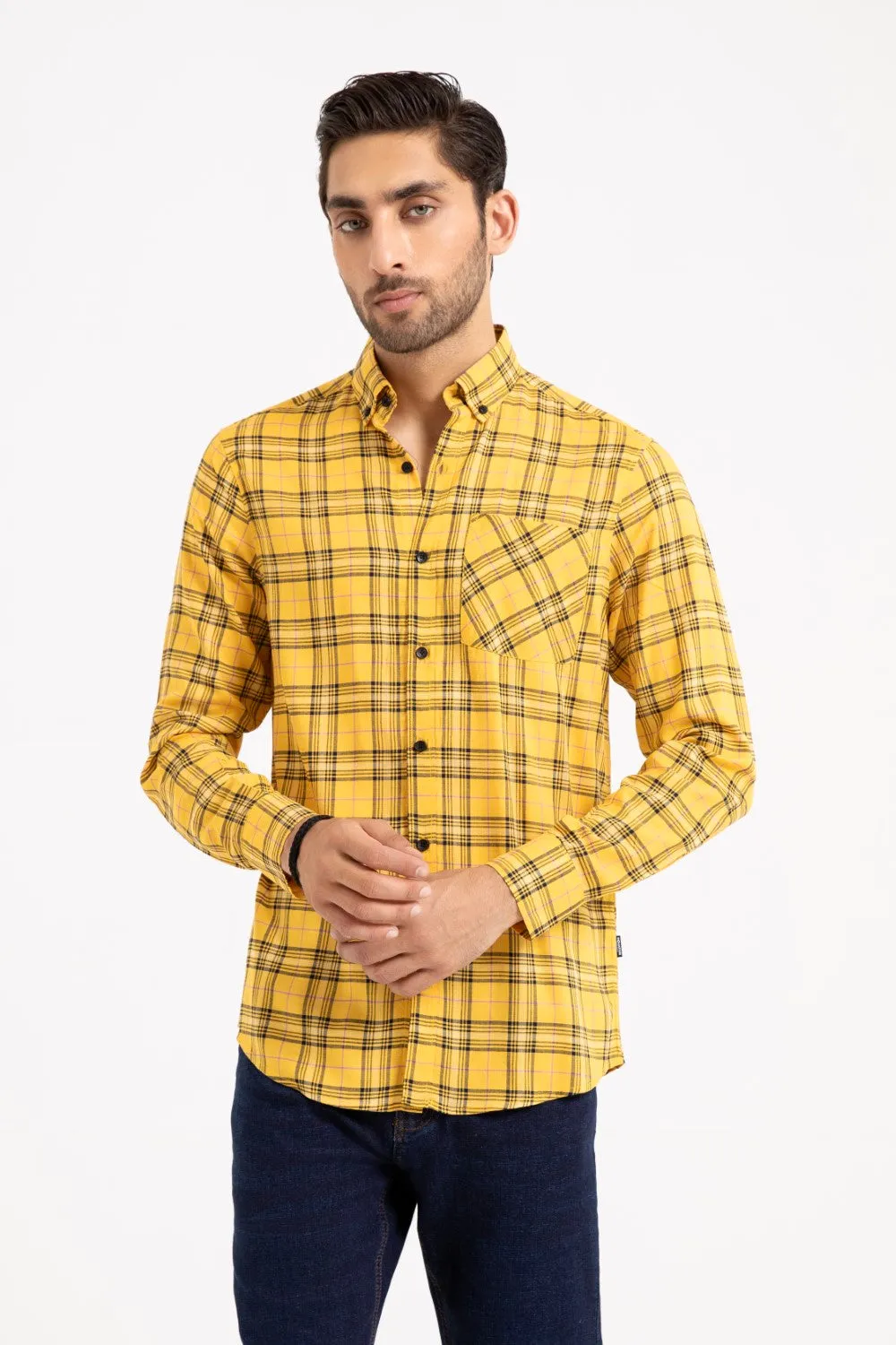 Mustard Casual Shirt