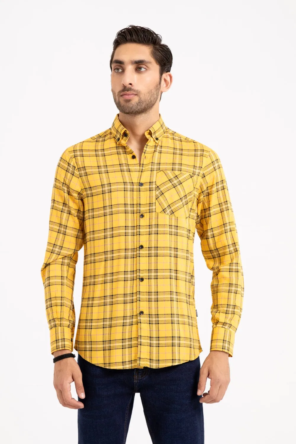 Mustard Casual Shirt