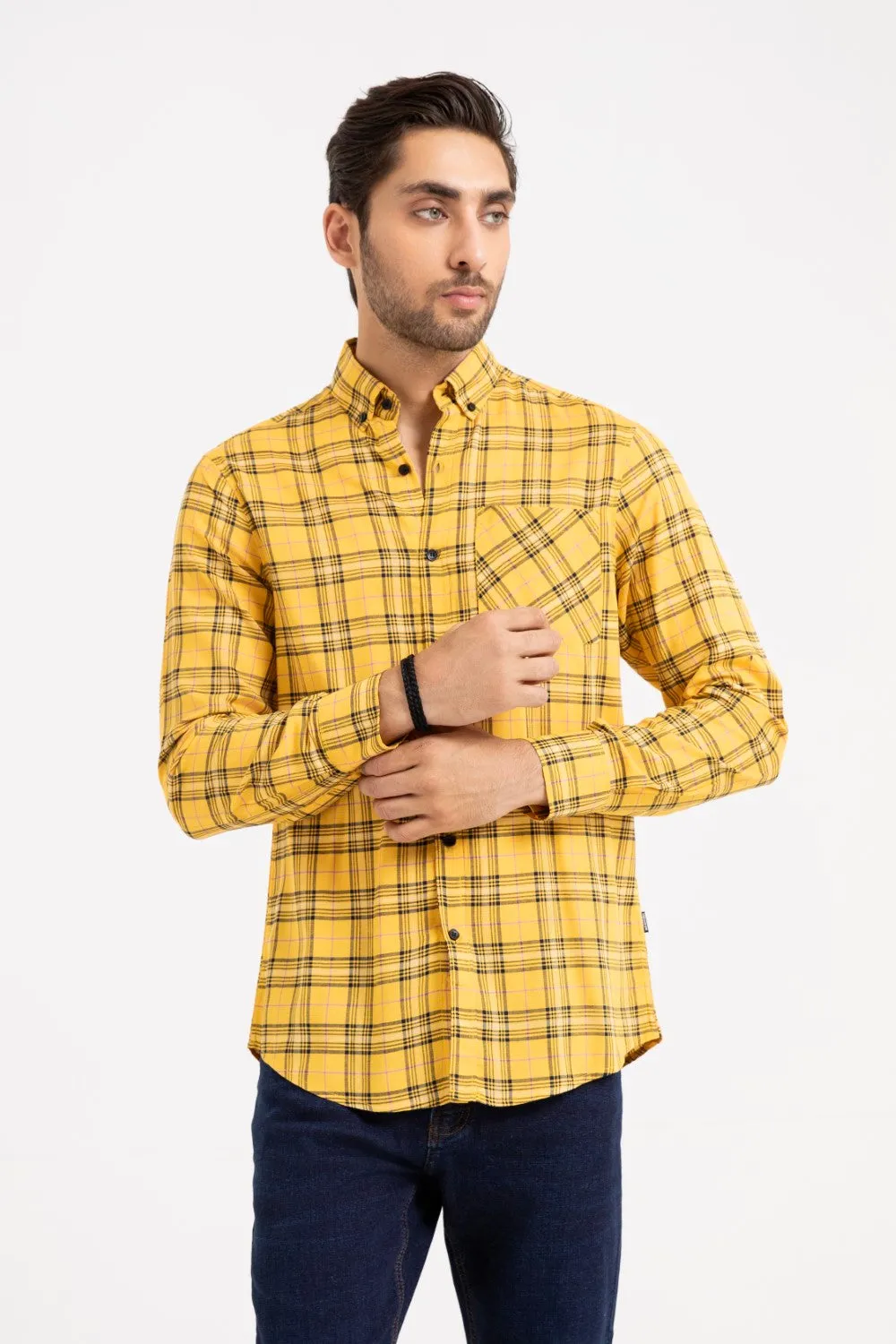 Mustard Casual Shirt