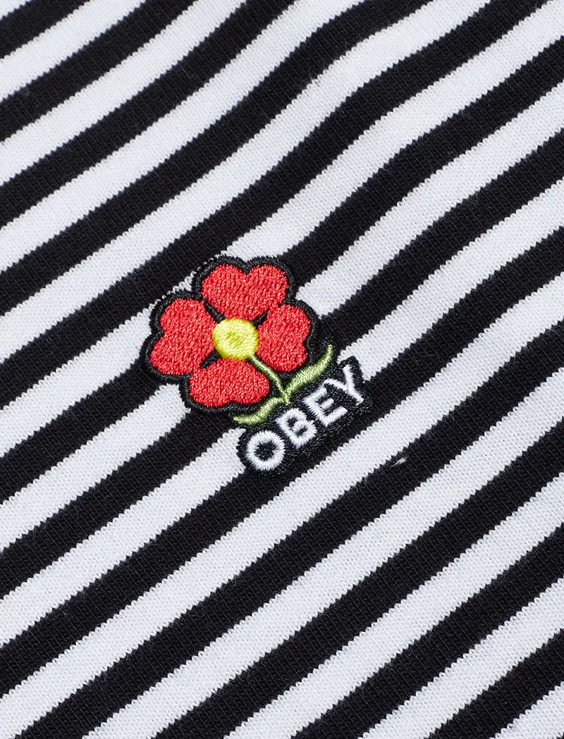 Obey Womens Romelia Tee LS Black Multi