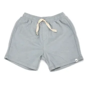 oh baby! Cotton Terry Boys Track Shorts - Mist Blue