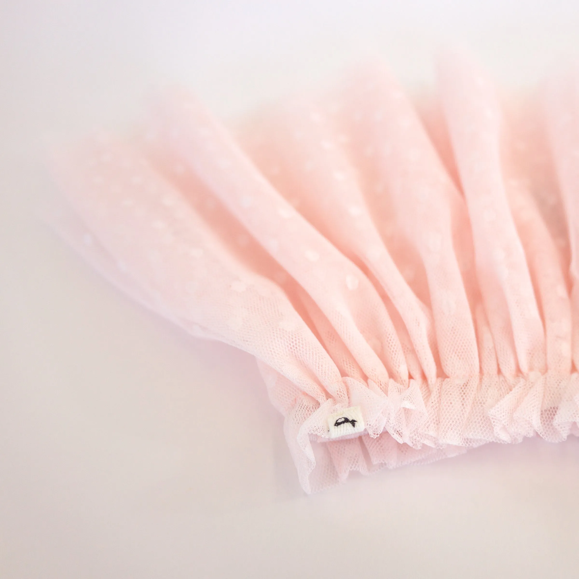 oh baby! Dotted Mesh Frill Tutu Skirt - Pale Pink