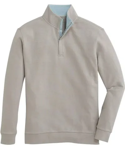 ONWARD RESERVE Men's Venture Pique 1/4 Zip Sweatshirt In Mirage Grey