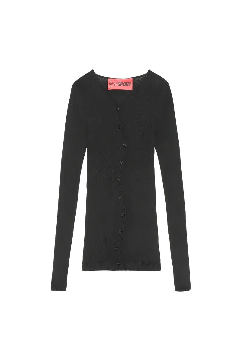 OpéraSPORT CLAIRE SEAMLESS CARDIGAN Black