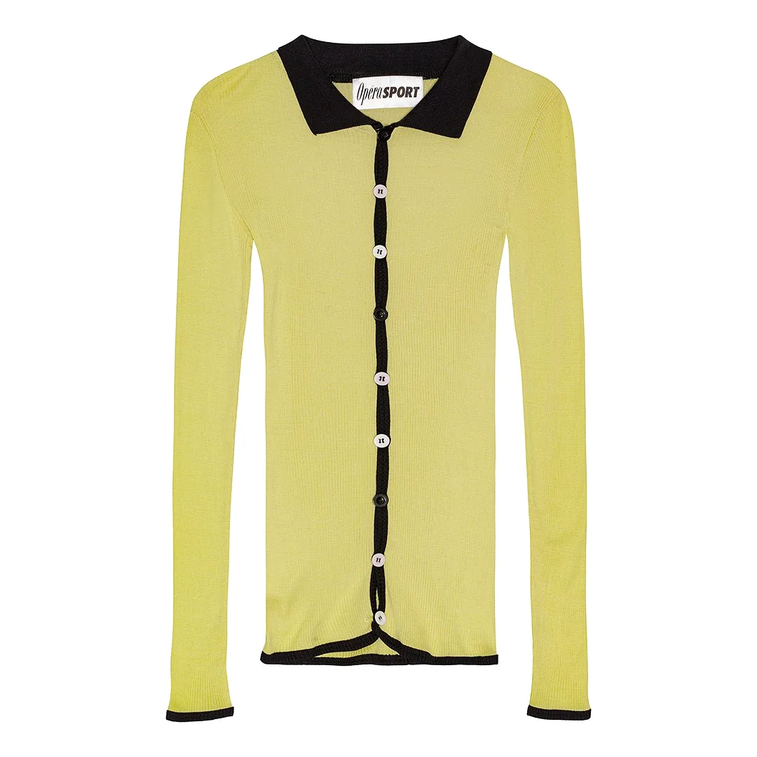 OpéraSPORT LAURA SEAMLESS Cardigan Yellow/Black