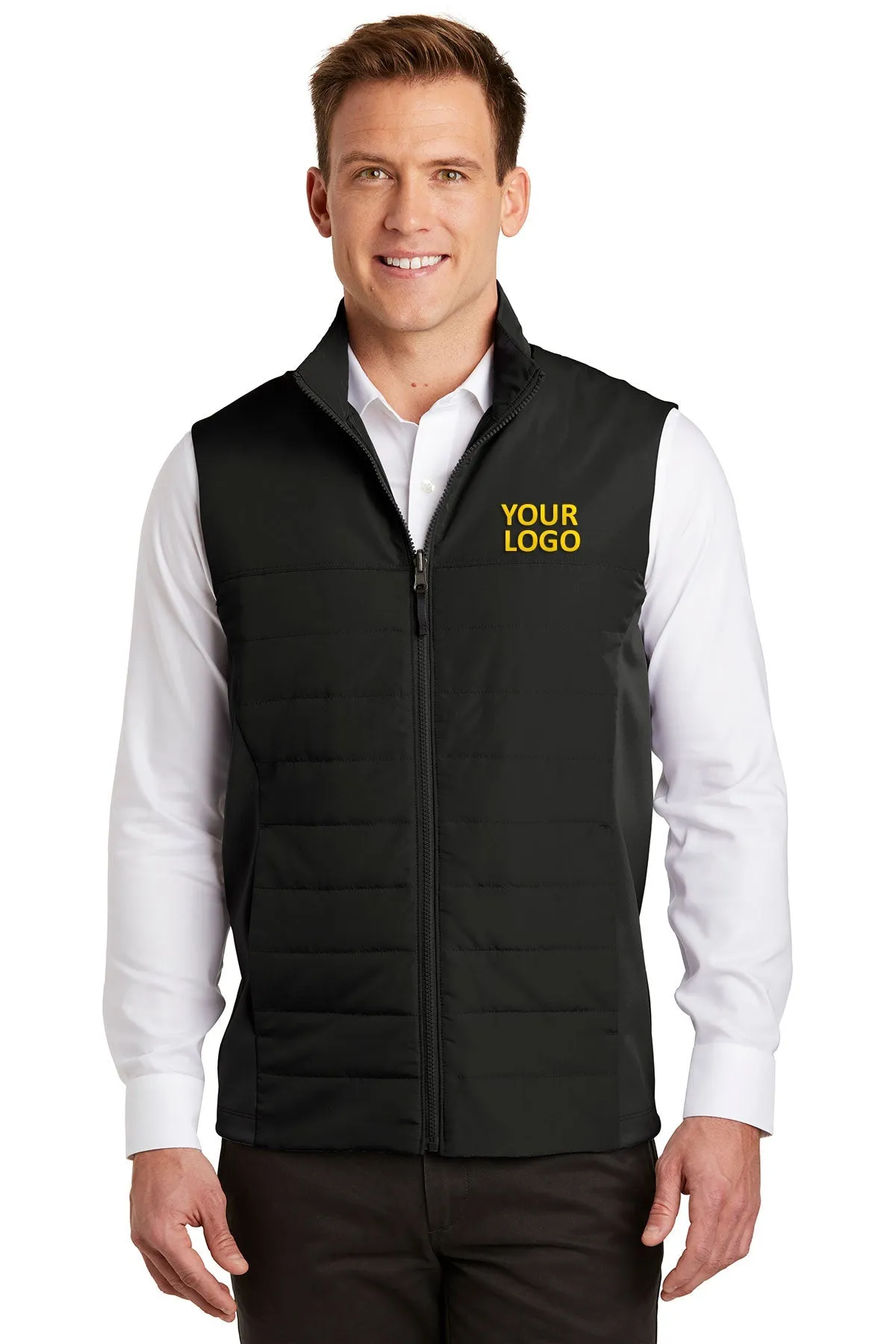 Port Authority Collective Insulated Branded Vests, Deep Black