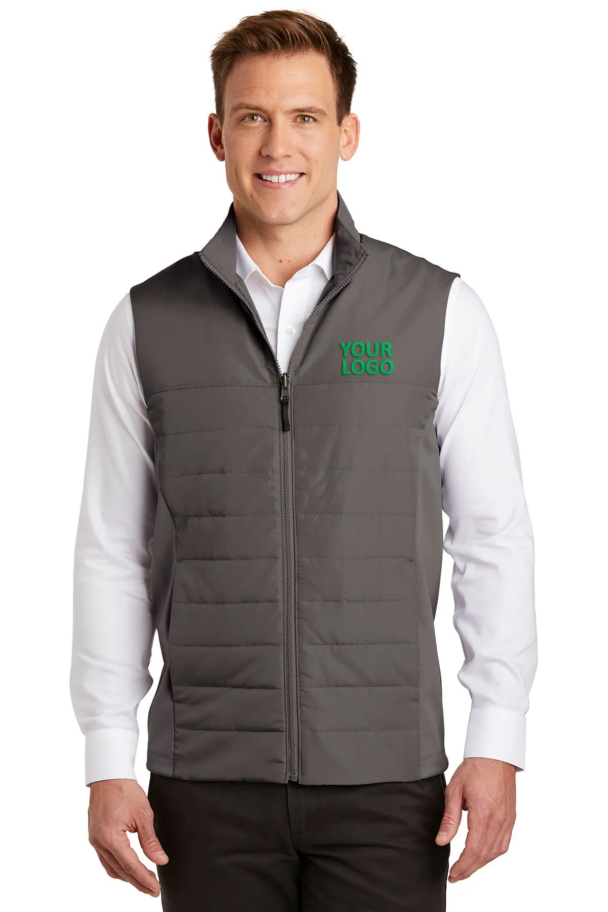 Port Authority Collective Insulated Branded Vests, Graphite